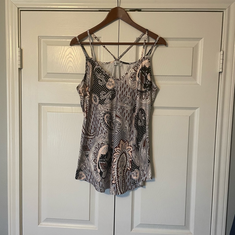 Paisley Spaghetti Strap Top